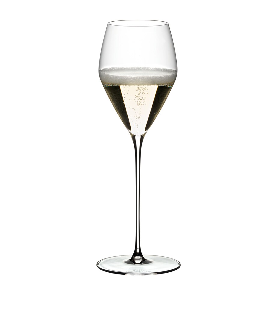 Riedel Set of 2 Crystal Veloce Champagne Wine Glass (327ml) Clear Image 2