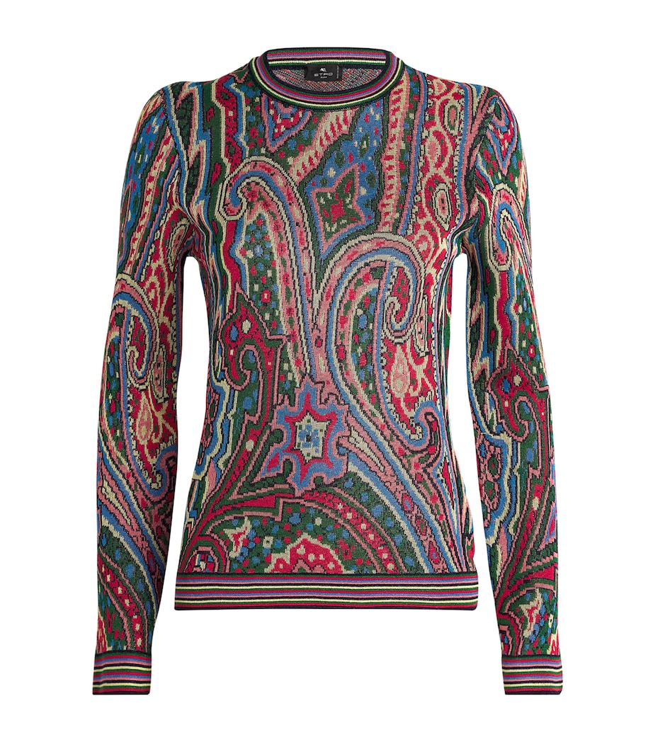Etro Womens Paisley Sweater Image 1