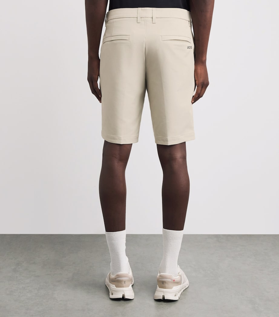 BOSS Mens Slim-Fit Shorts Light Beige Image 5