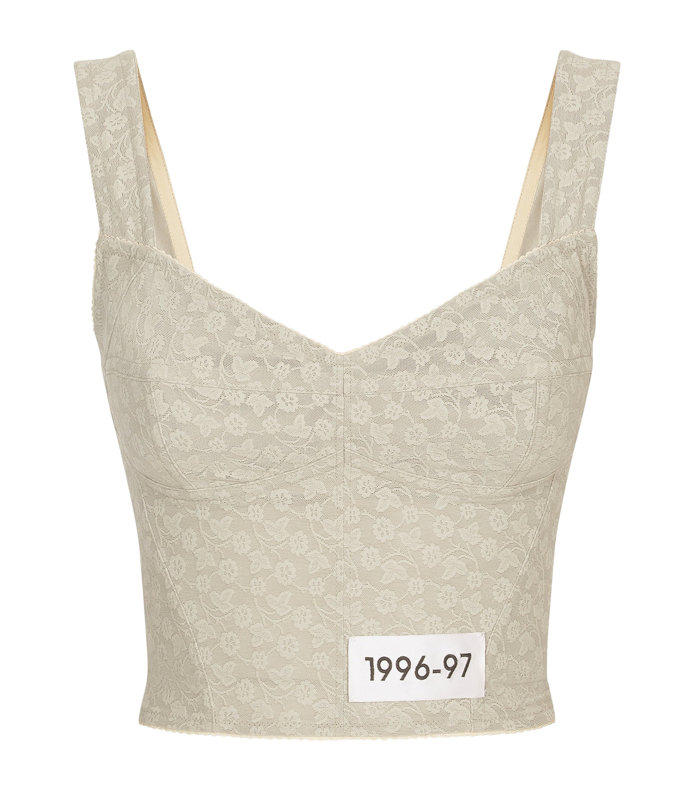 DOLCE & GABBANA FLORAL CORSET TOP 