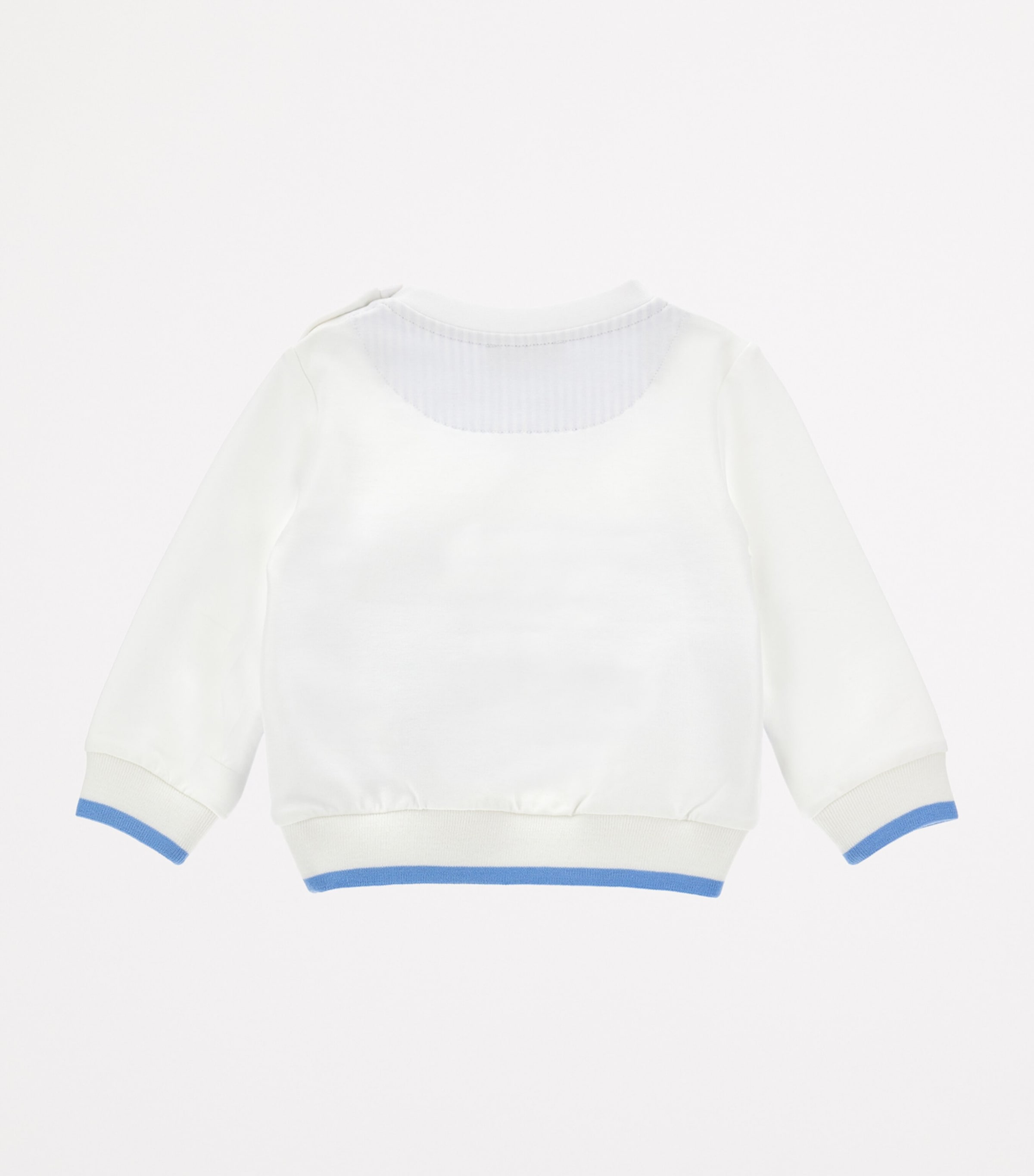 Stretch-Cotton Stripe Sweater (3-36 Months) BIANCO+BLUETTE Image 2