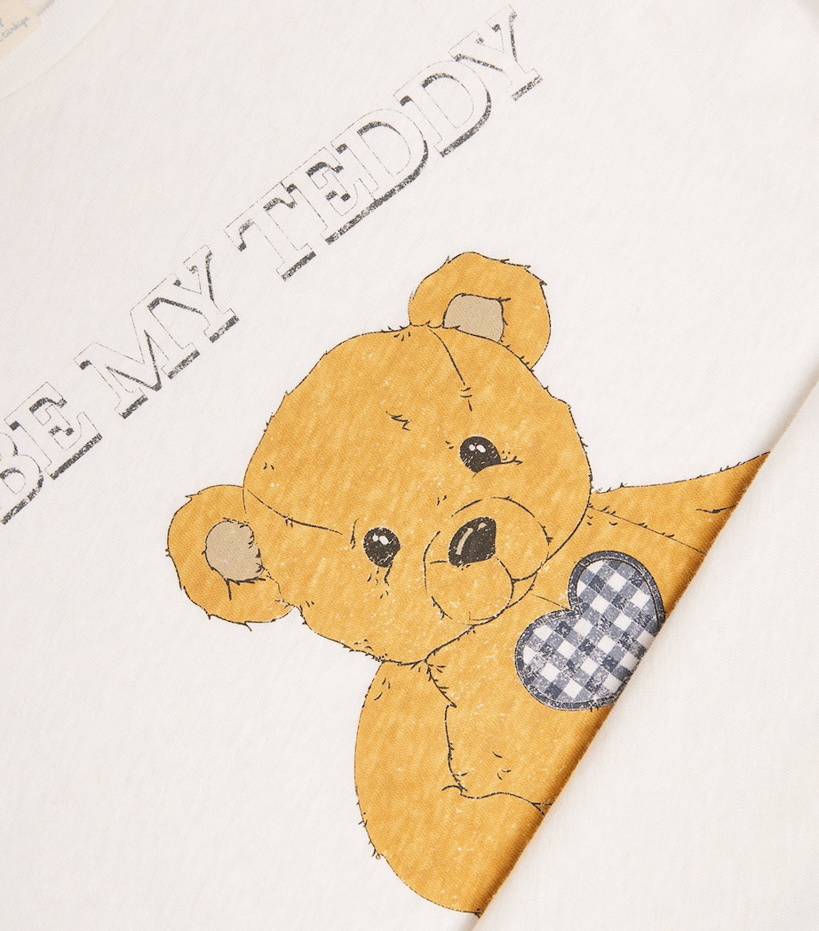 Teddy Print T-Shirt (5-10 Years) TEDDY BEAR Image 3