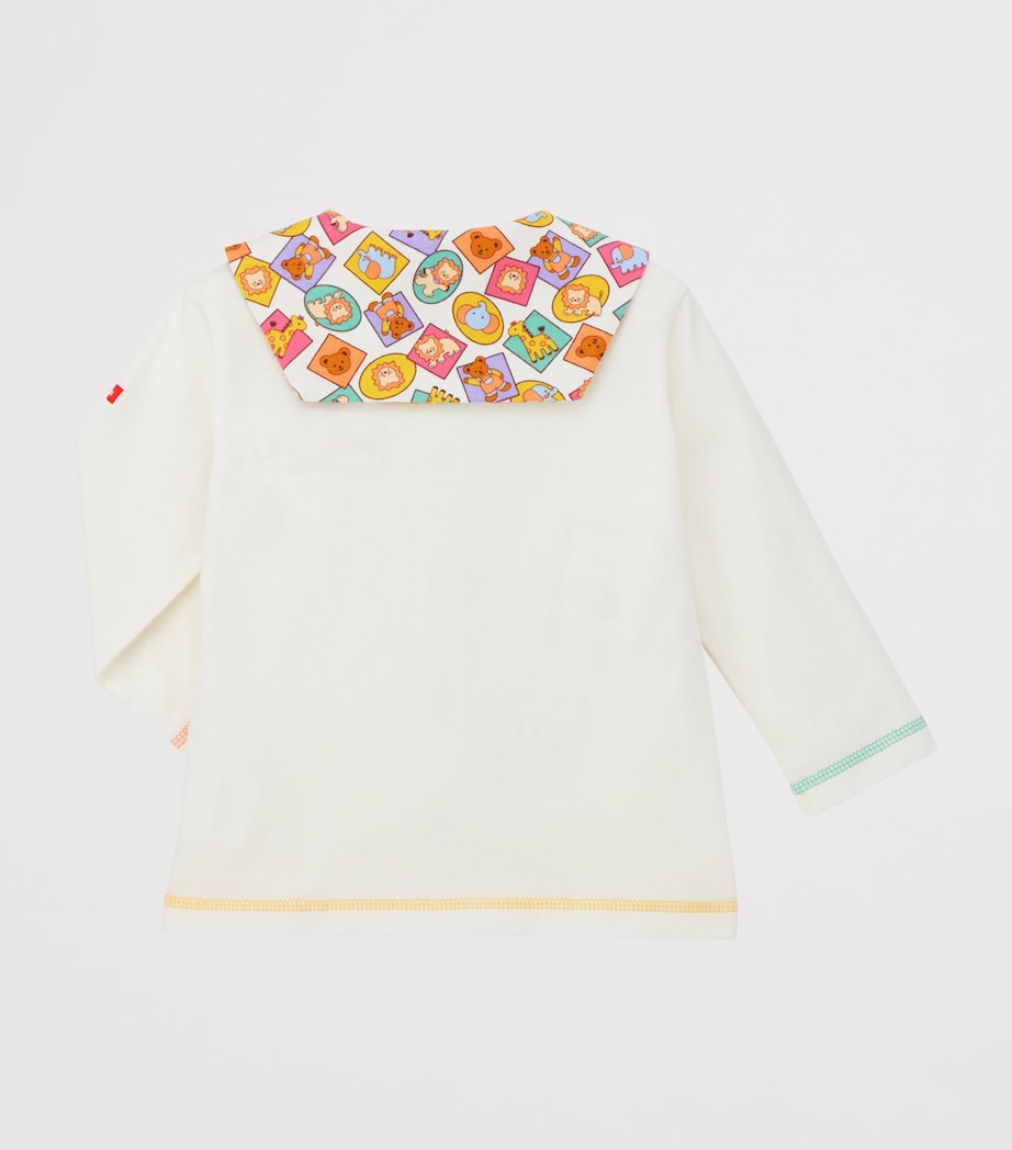 Cotton Animal Appliqué Blouse (2-5 Years) 1 Image 3