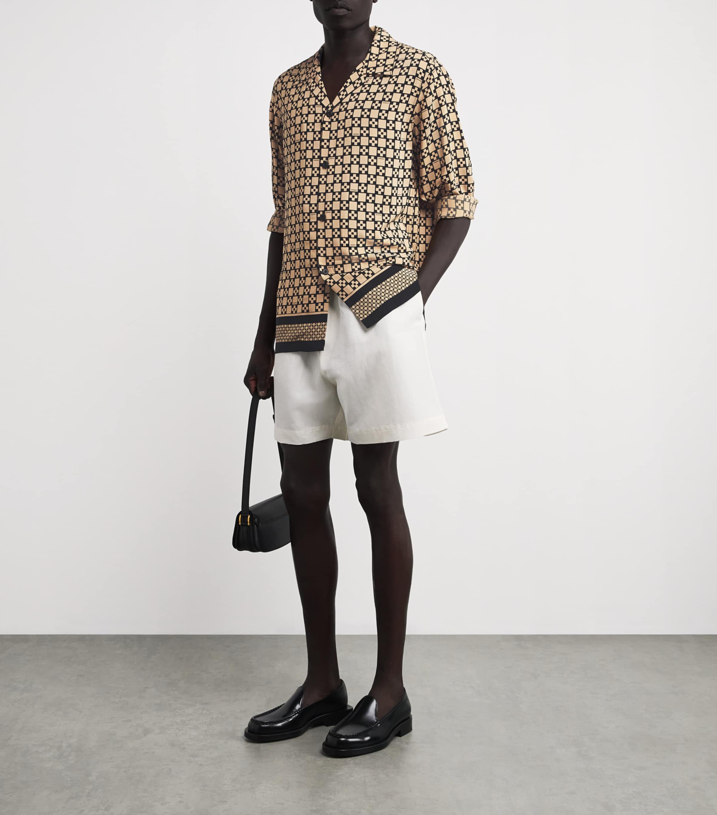 Check Long-Sleeve Shirt BEIGE Image 2