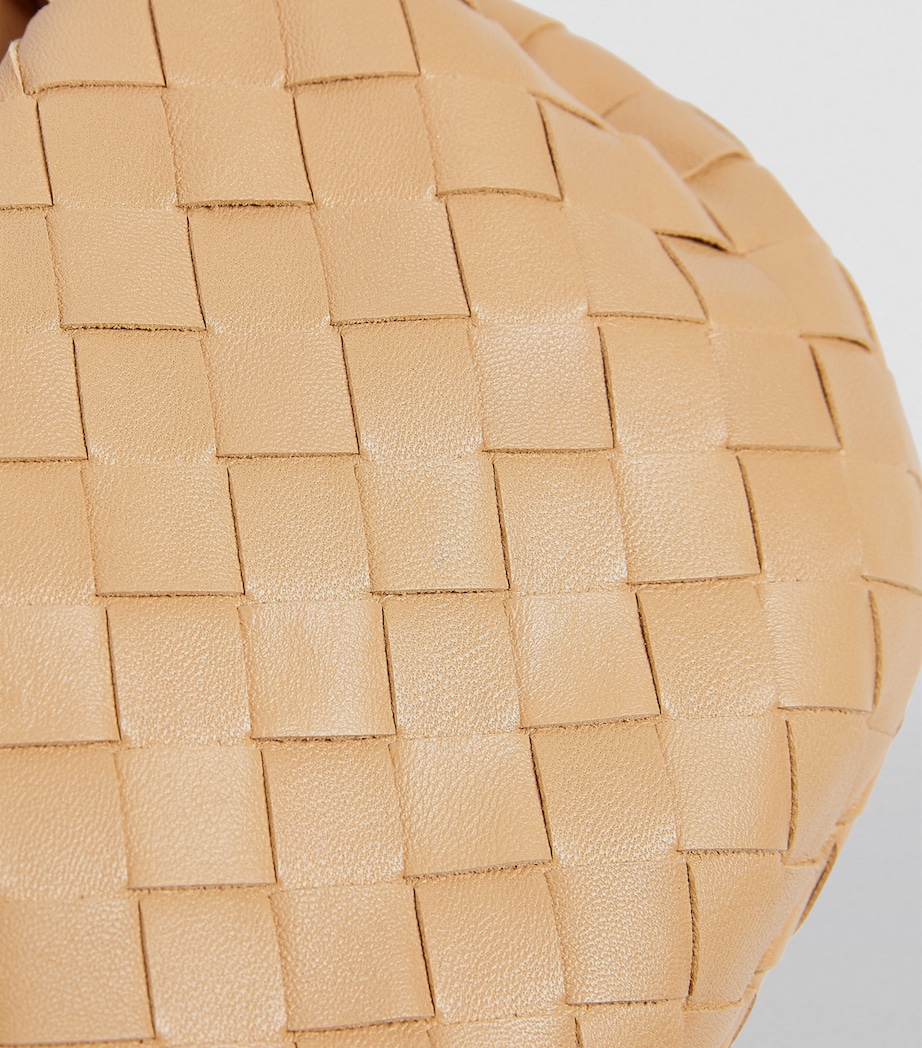 Mini Leather Jodie Bag ALMOND-GOLD Image 8