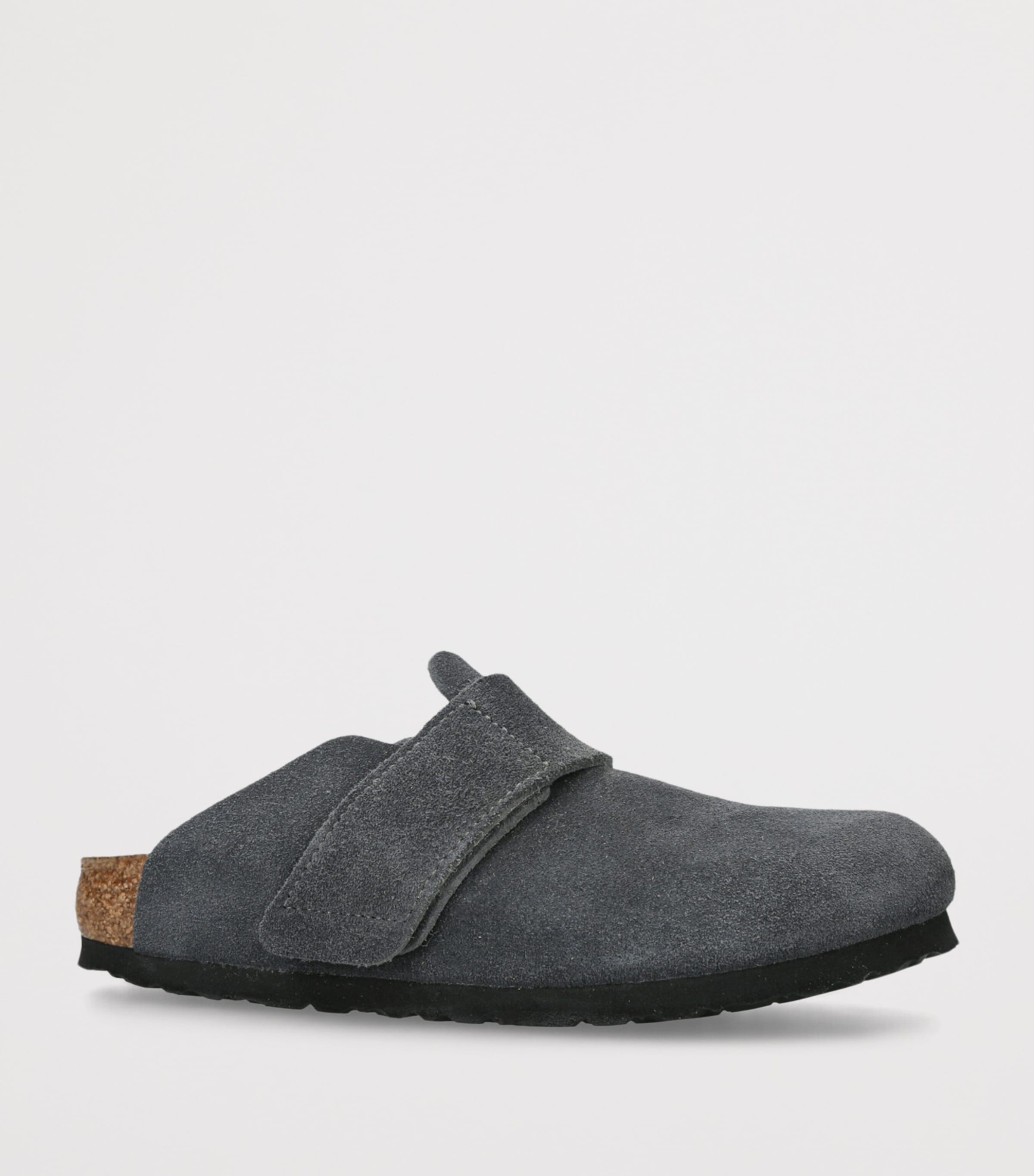 Birkenstock Suede Loma Clogs Grey/dark Image 3