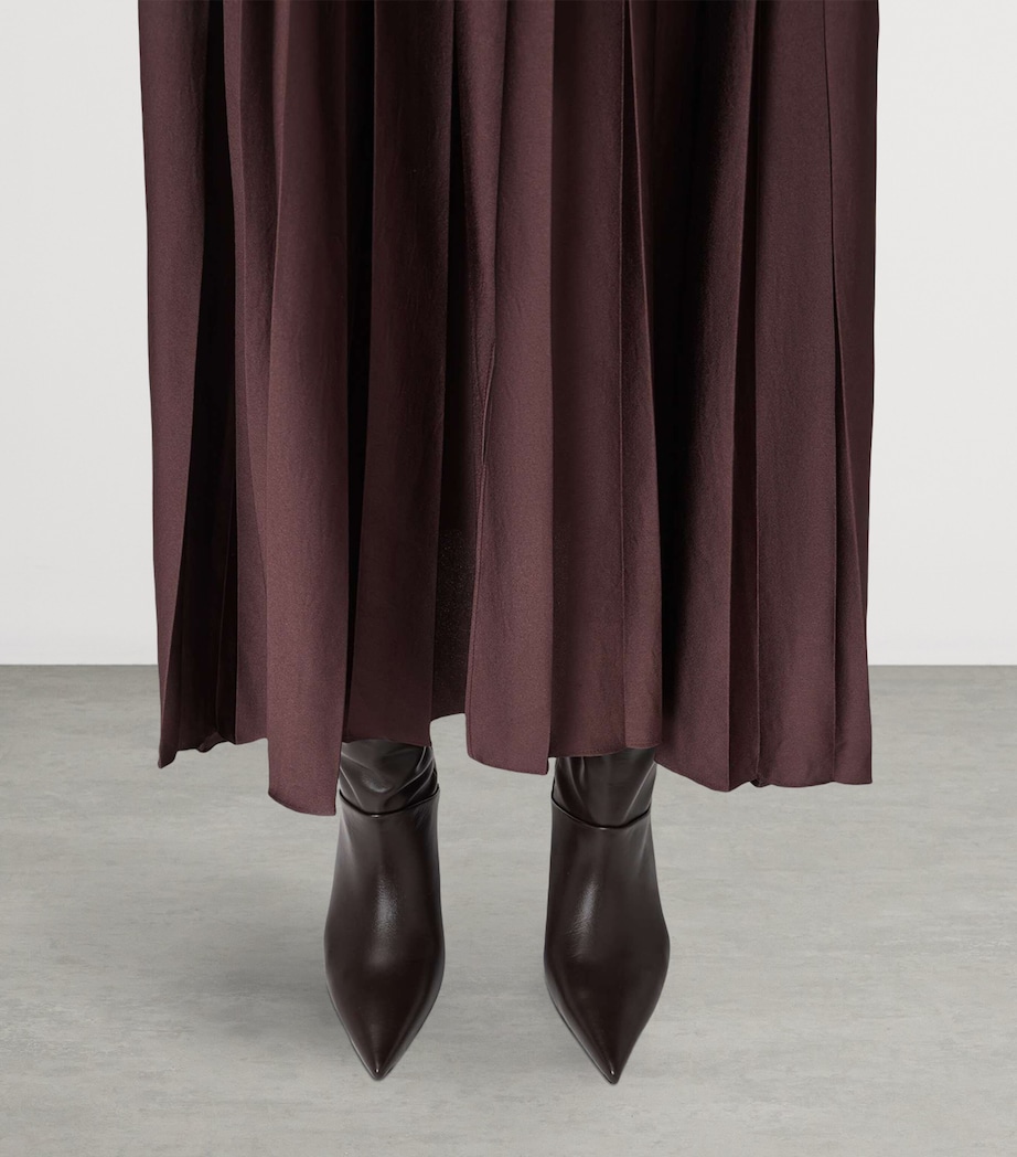 Leather Odyssey Knee-High Boots 60 BROWN Image 3