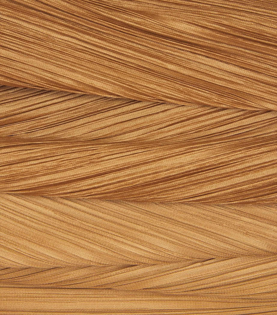 Efficient Square 2 Midi Dress CAMEL BROWN Image 5