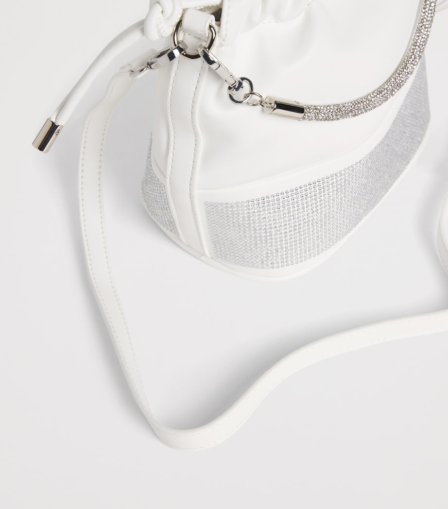 Monnalisa Embellished Bucket Bag Cream Image 4