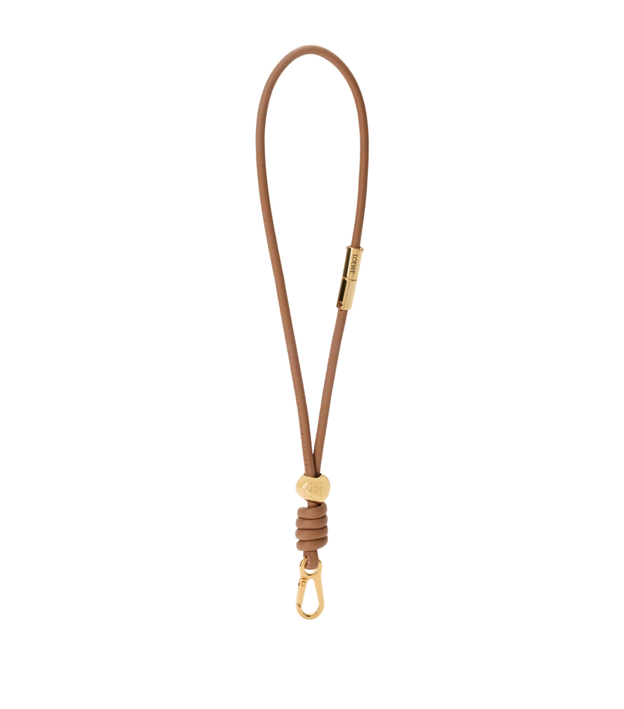 LOEWE Leather Wrist Strap Mocha Image 1