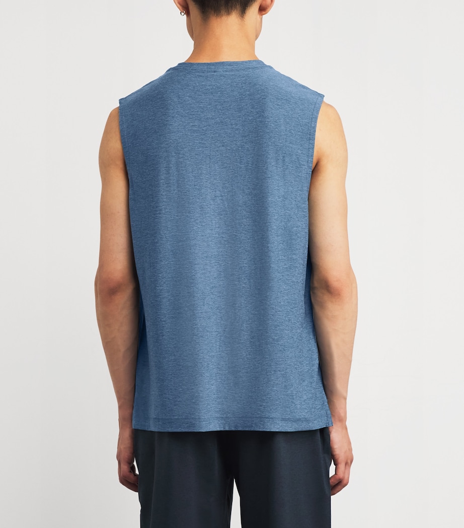 Strato Muscle Tank Top HPB-POOL BLU HEATHER Image 4