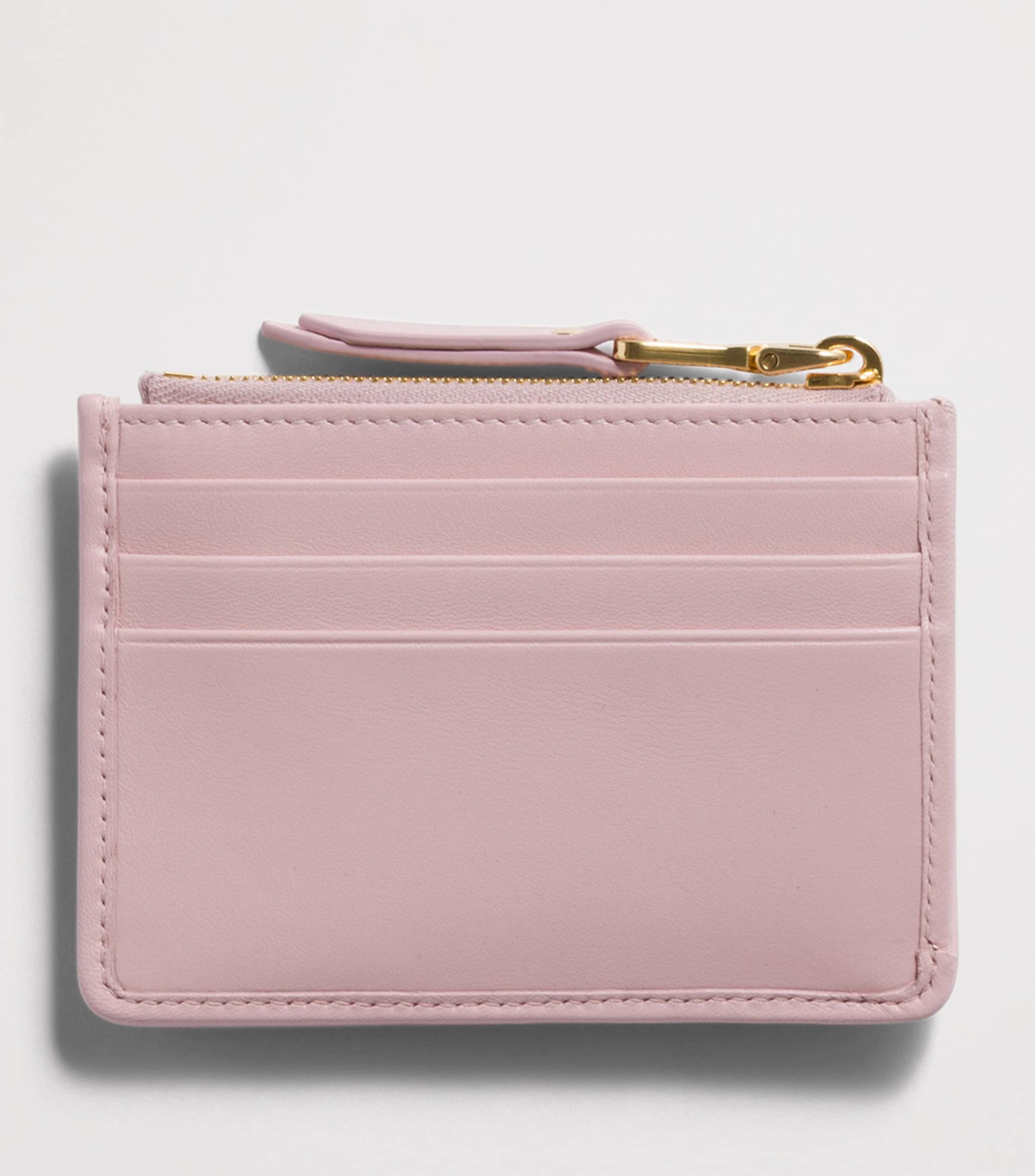 Leather Matelassé Zipped Card Holder F0E18 Image 2