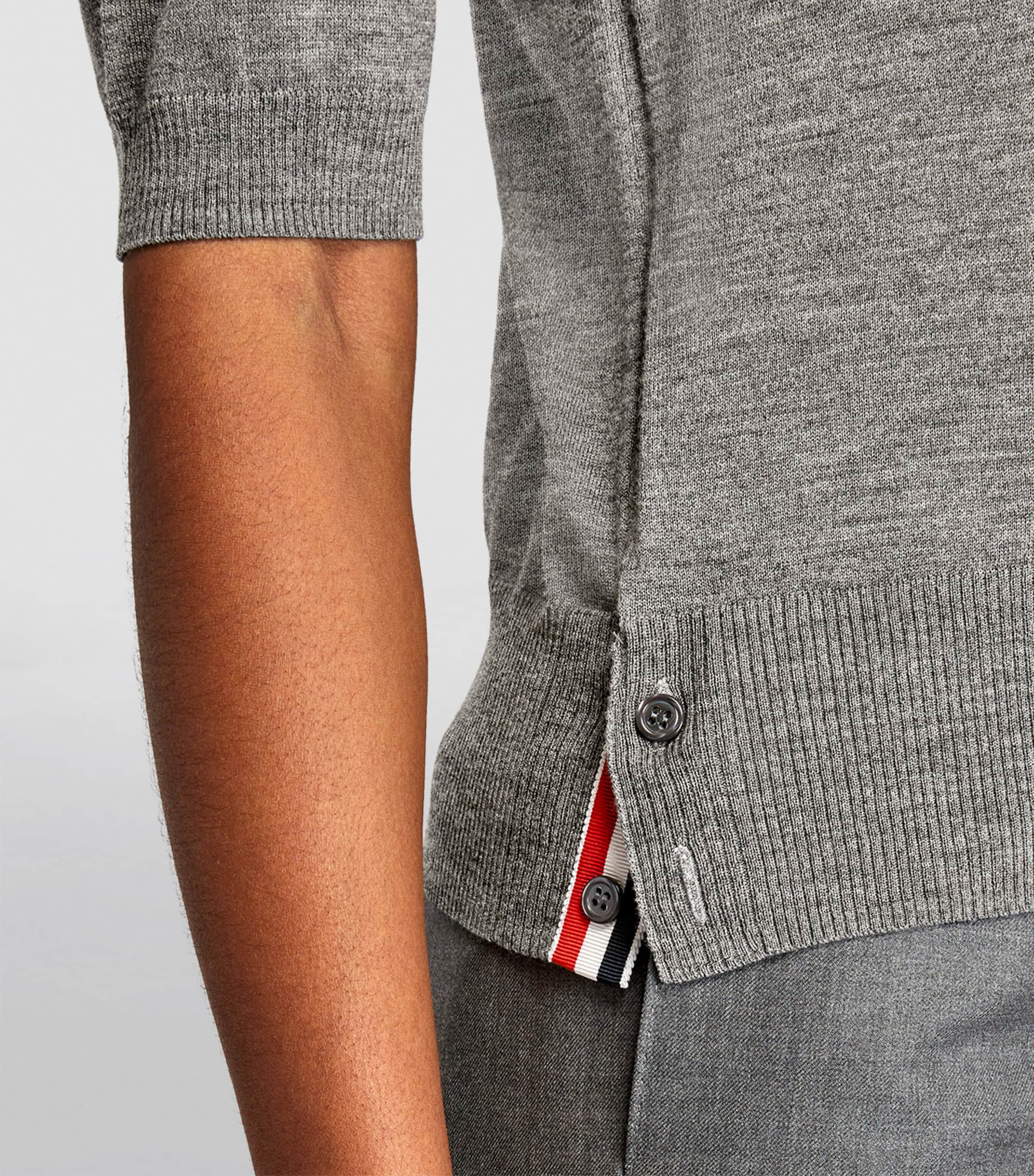 4-Bar Polo Shirt MED GREY Image 6