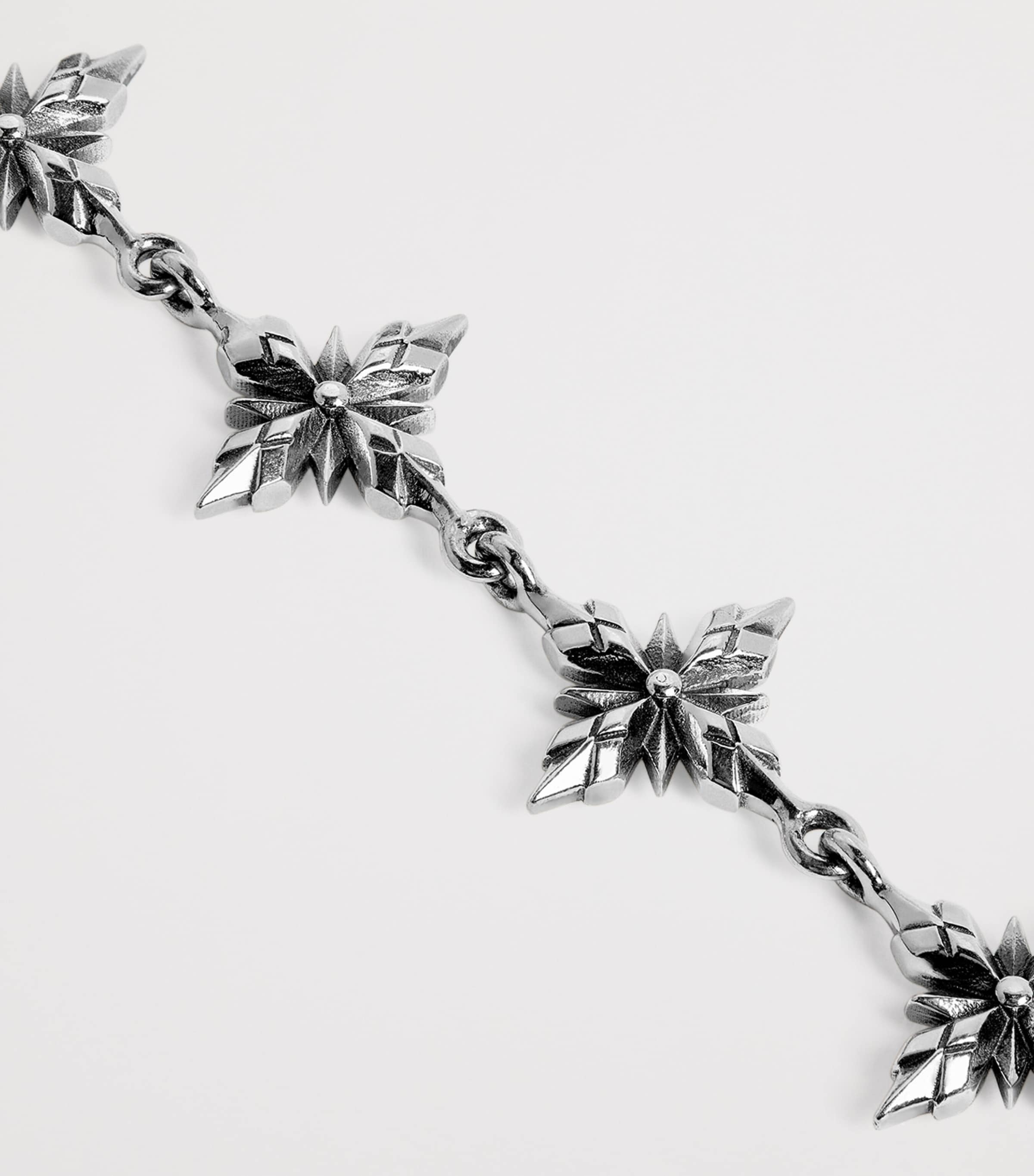 Sterling Silver Crest Bracelet SILVER Image 3