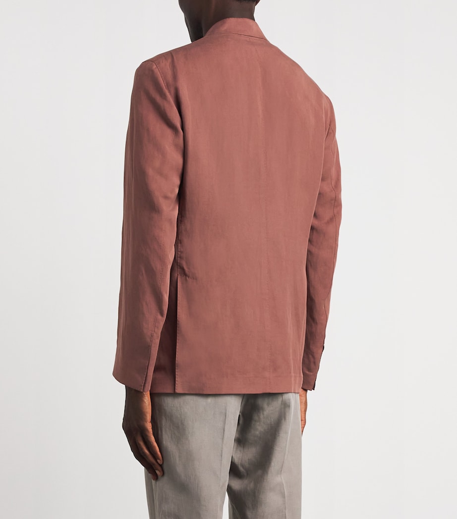 Eleventy Mens Single-Breasted Jacket Bruciato Image 5