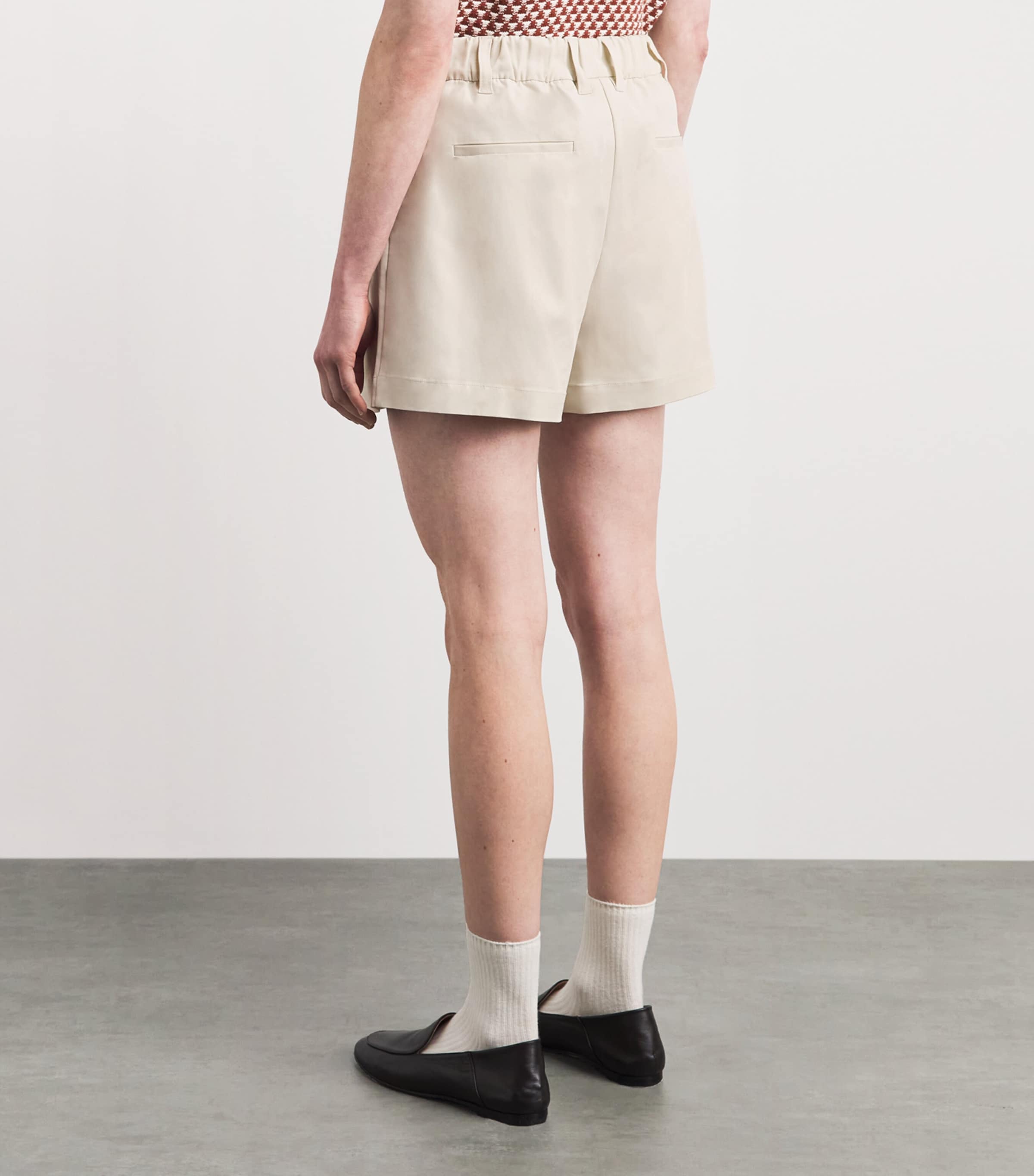 Varley Womens Tansy Shorts Ivory Image 5