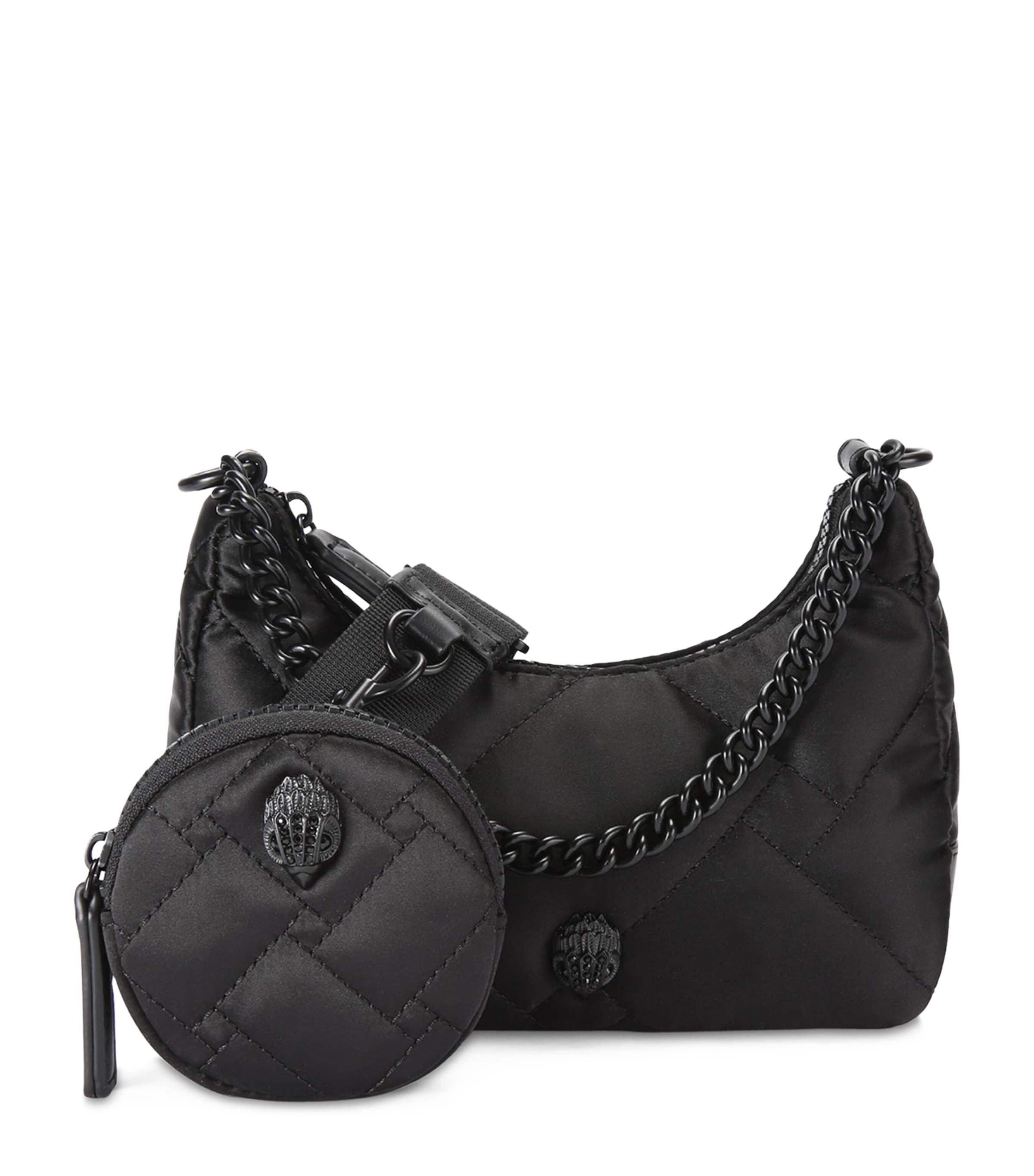 Kurt Geiger Mini Recycled Cross-body Bag In Black