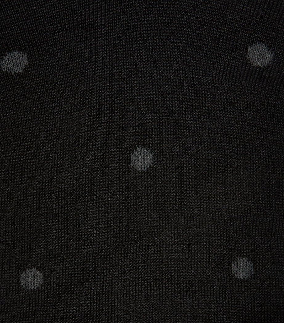 Cotton-Blend Dot Socks 3096 Image 2