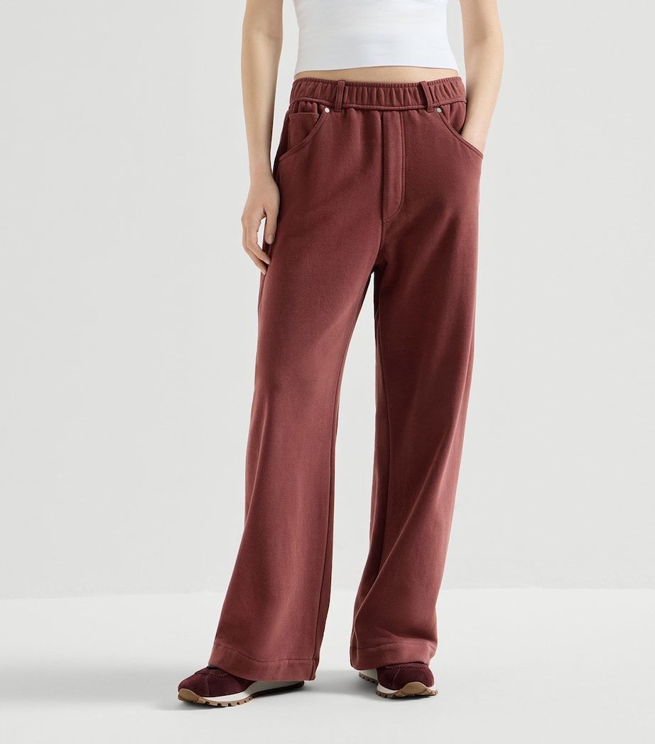 Brunello Cucinelli Womens French Terry Sweatpants Image 3