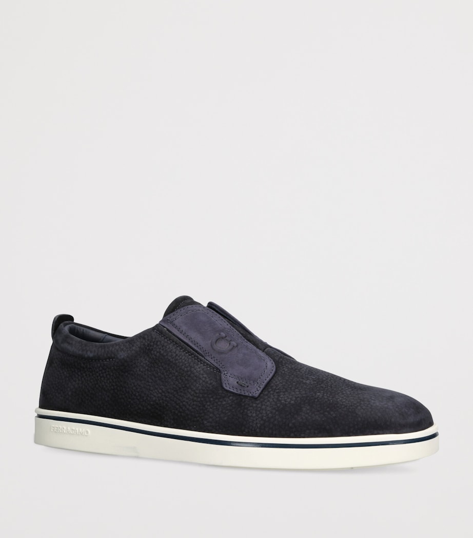 Suede Alfie Slip-On Sneakers NAVY Image 3