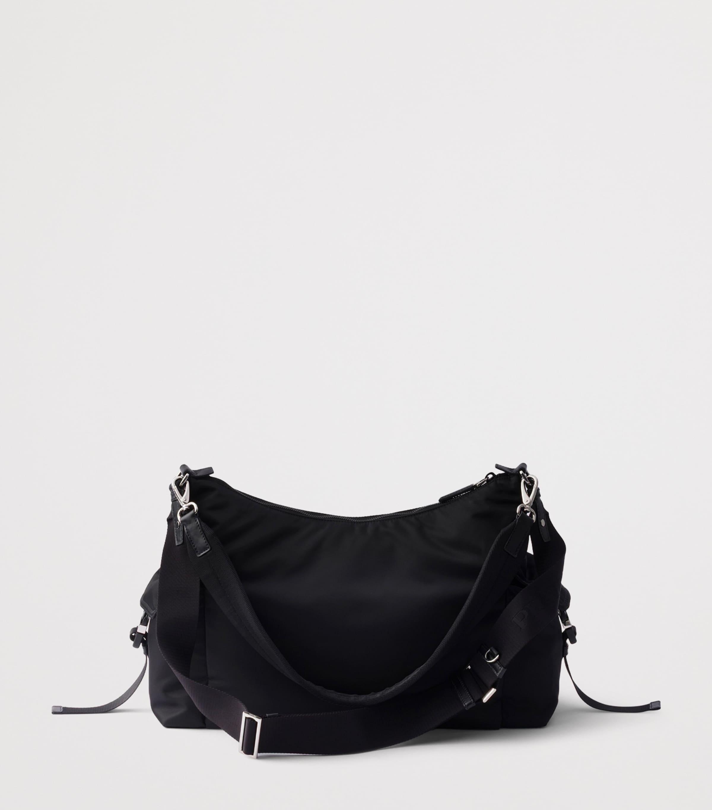 Re-Nylon Leather-Trim Explore Messenger Bag F0002 Image 3