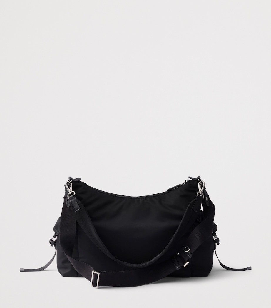 Re-Nylon Leather-Trim Explore Messenger Bag F0002 Image 3