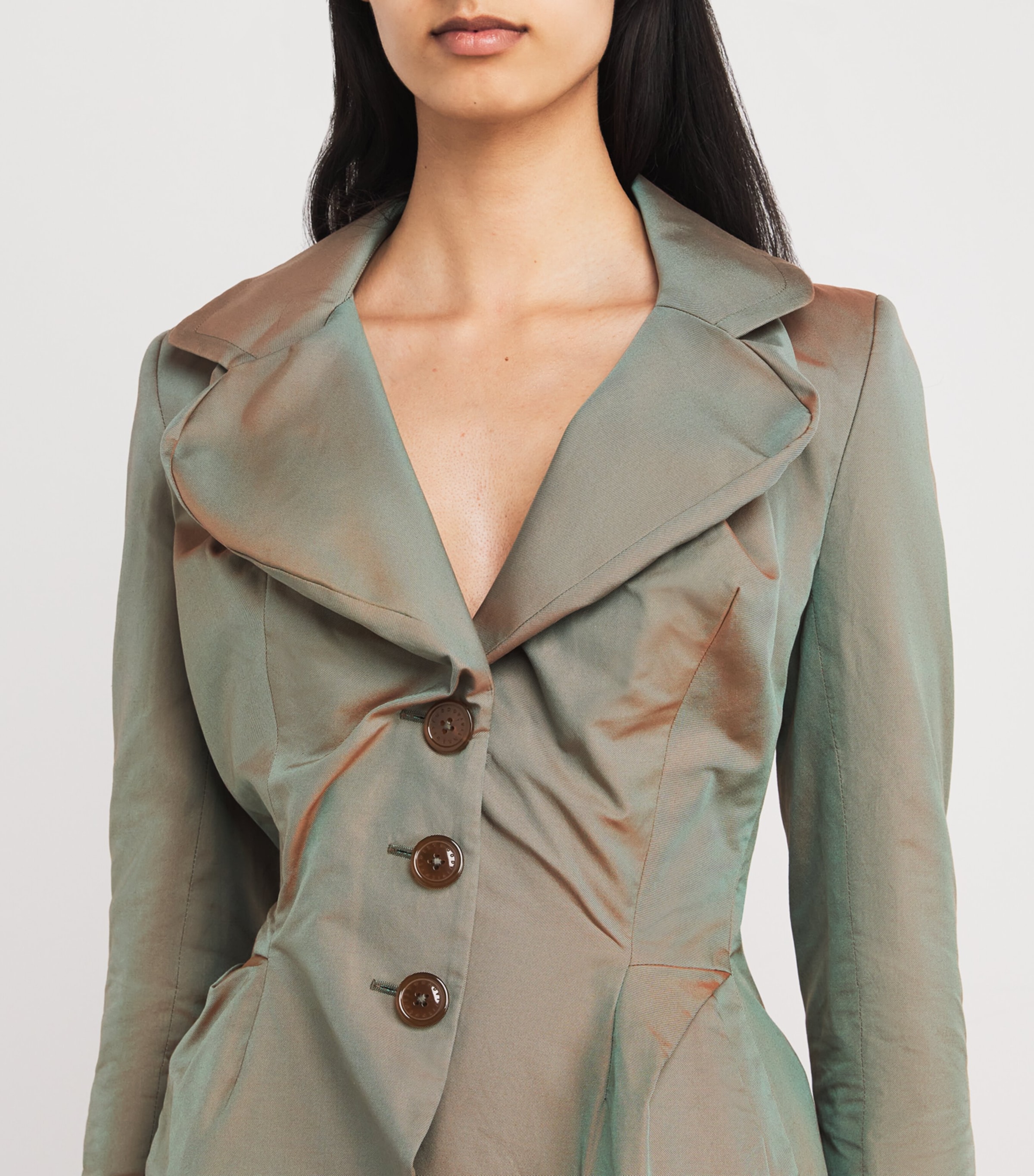 【VivienneWestwood】Drunken コットンジャケット Vivienne Westwood Drunken jacket with tartan wool pattern