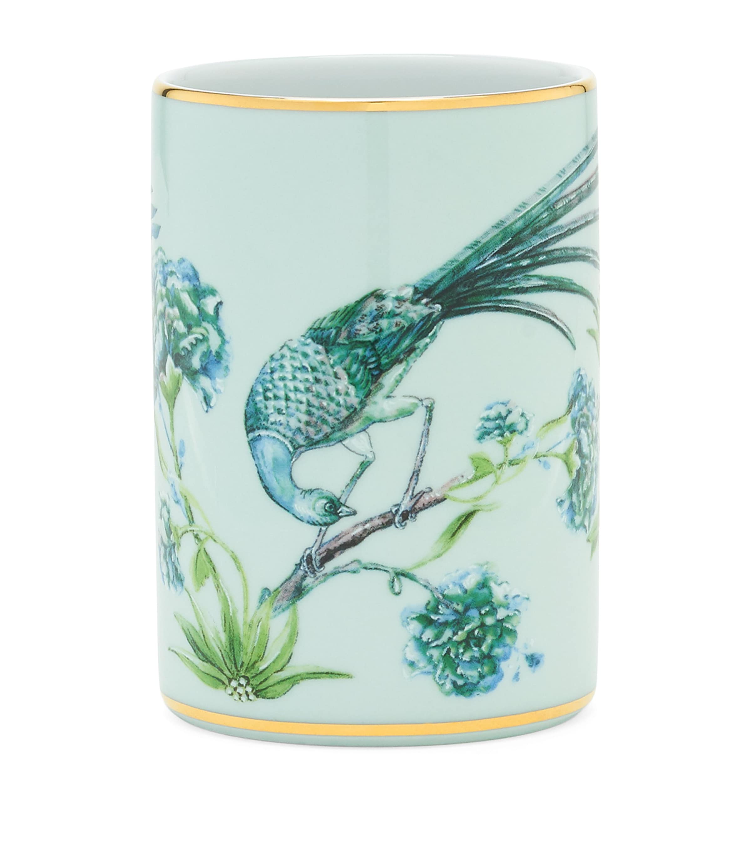 Porcelain Secret Garden Mug KELLY GREEN Image 2