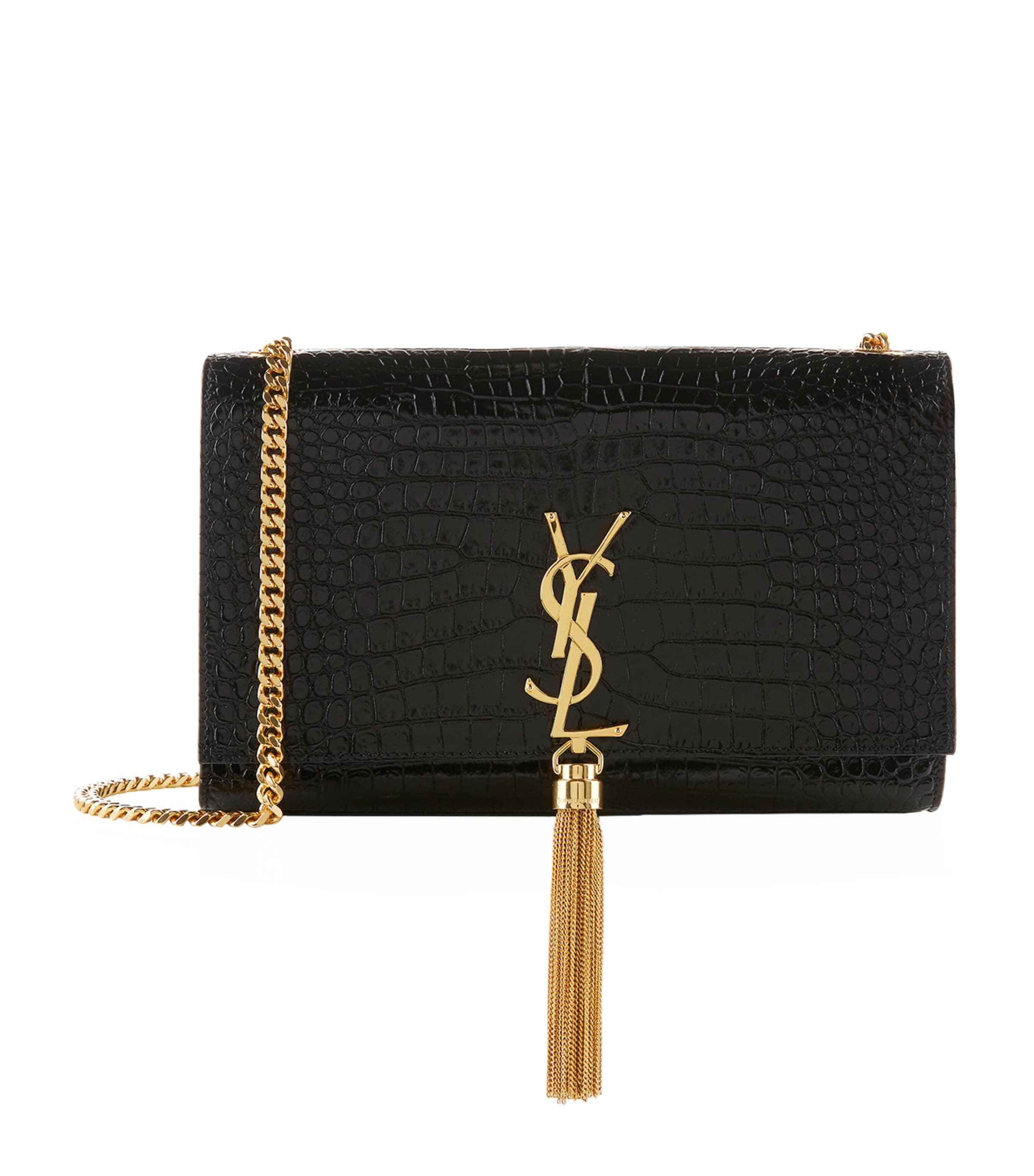 Saint Laurent Medium Kate Cross-body Bag In Black