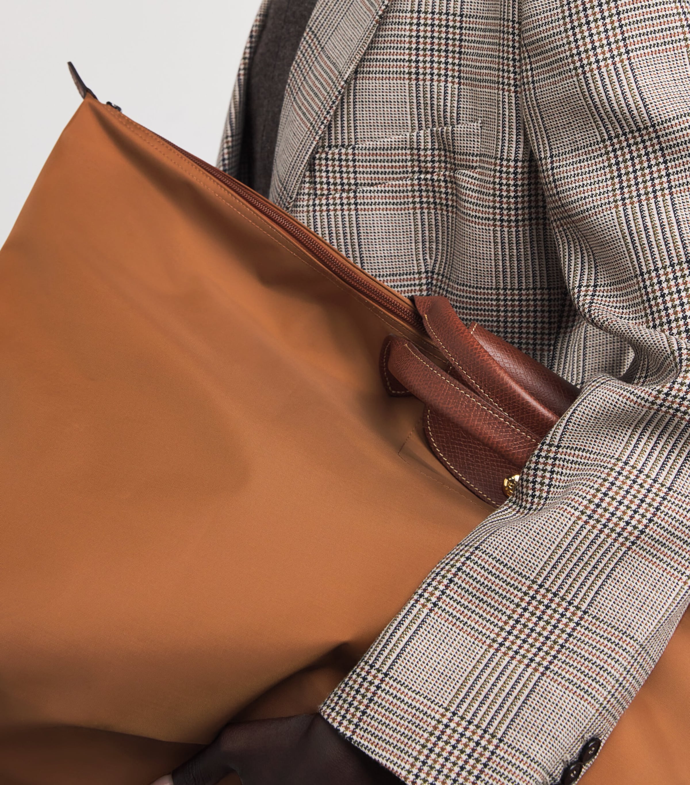 Longchamp Extra Large Le Pliage Original Travel Bag Cognac Image 2