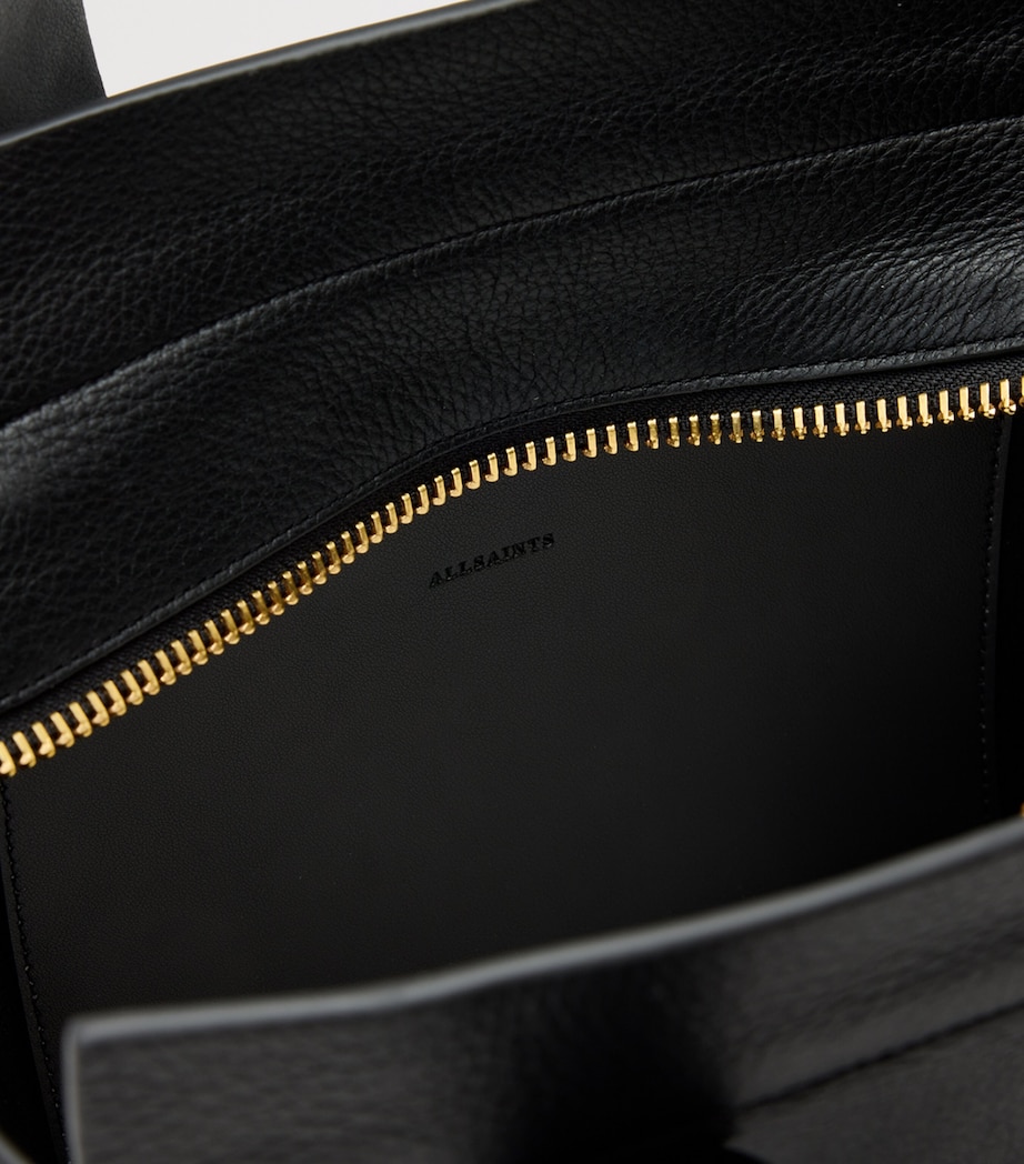 Mini Leather Perez Shoulder Bag BLACK Image 6