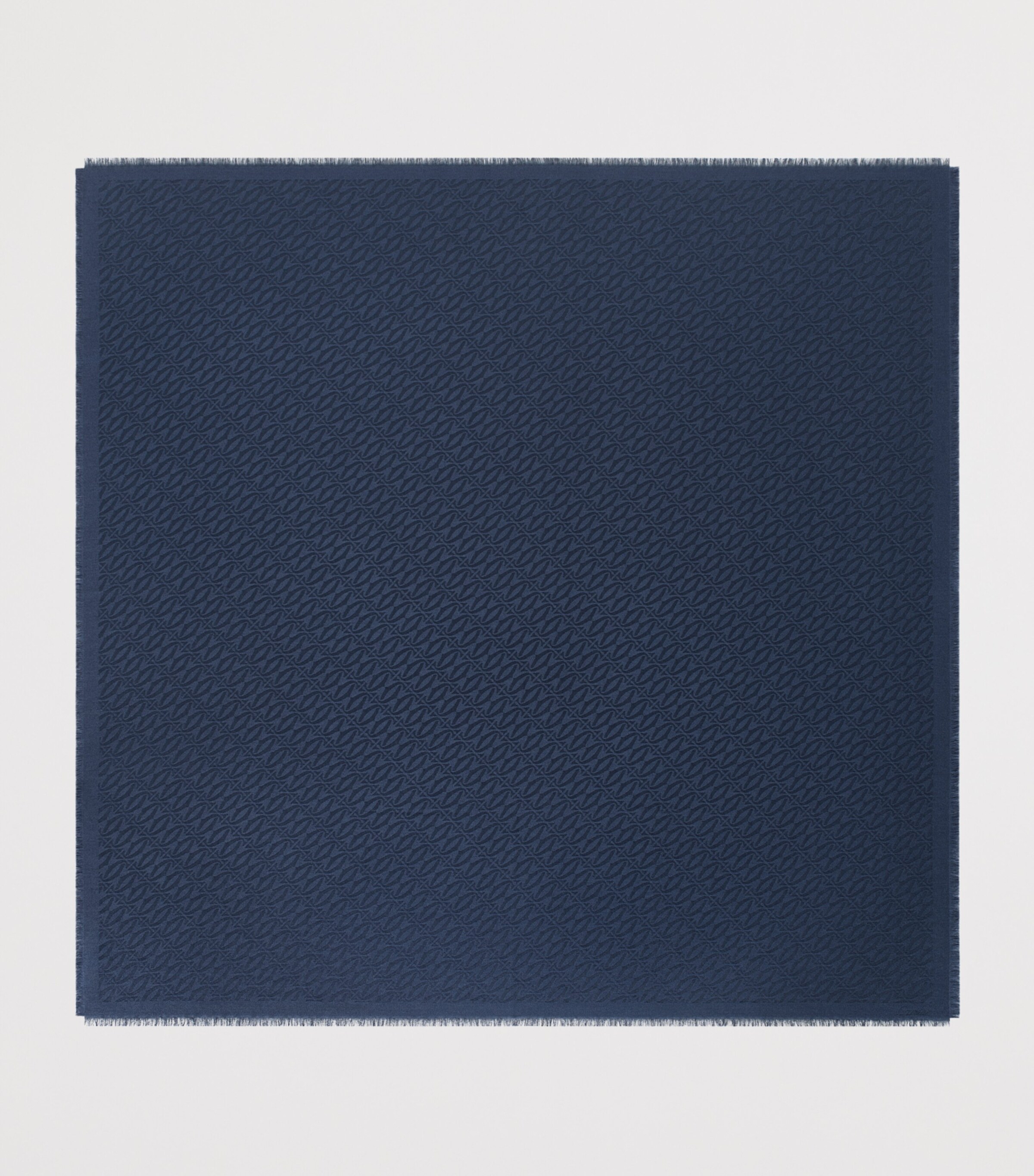 Cartier Silk C de Cartier Shawl Navy Blue Image 3