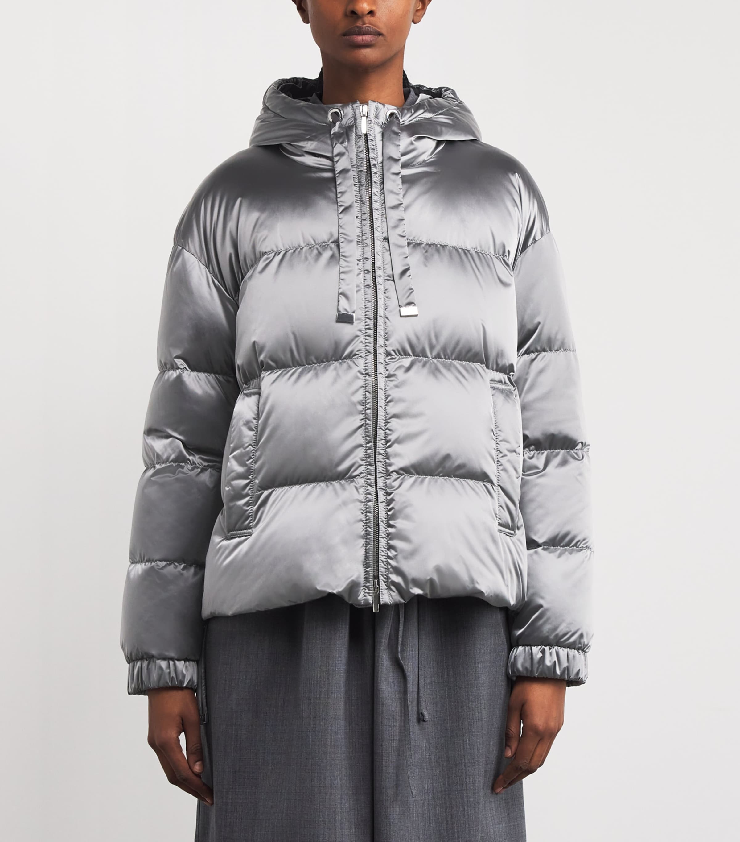 Down Puffer Jacket MEDIUM GREY Image 3