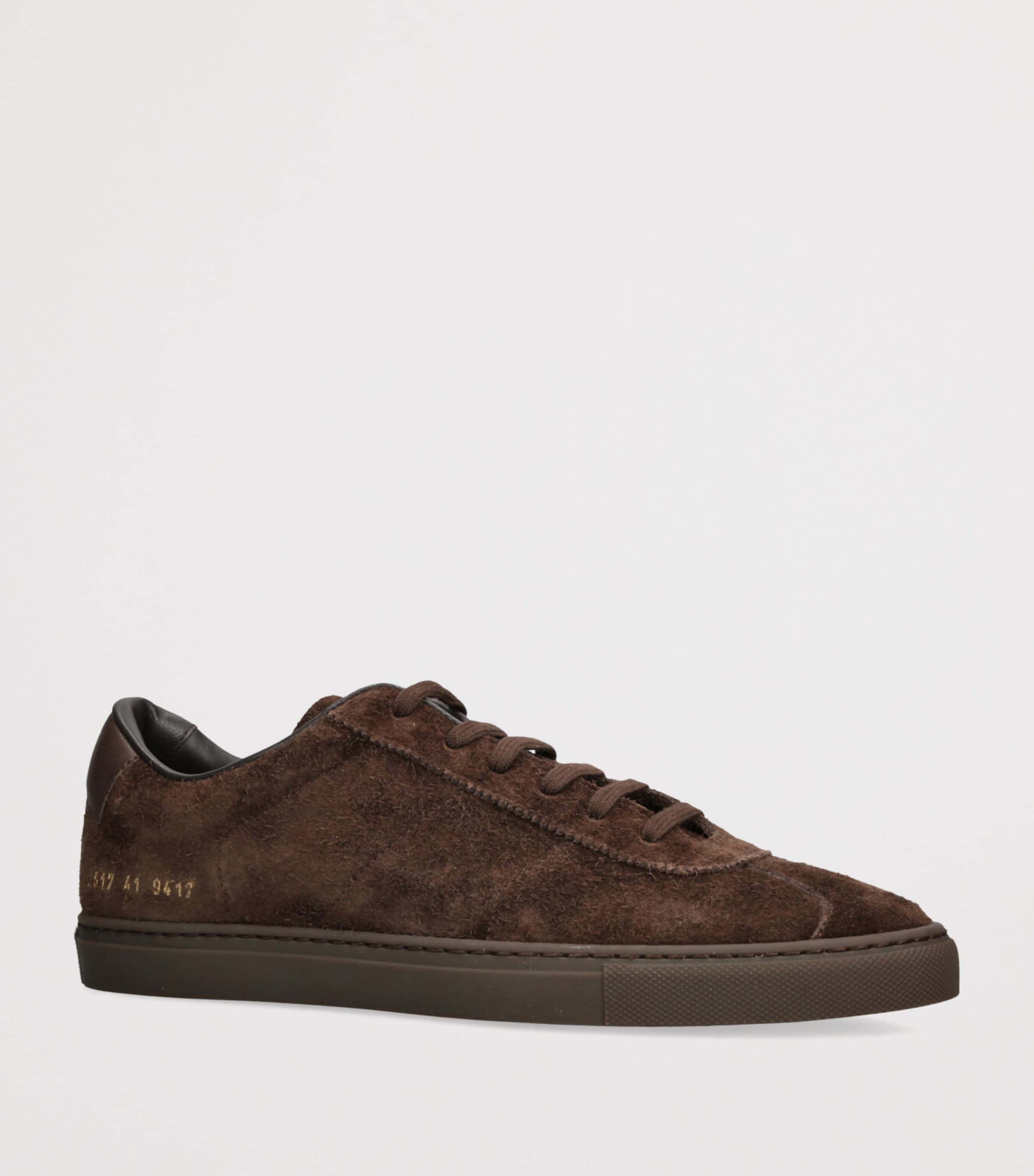 Suede Field Sneakers DARK BROWN Image 3