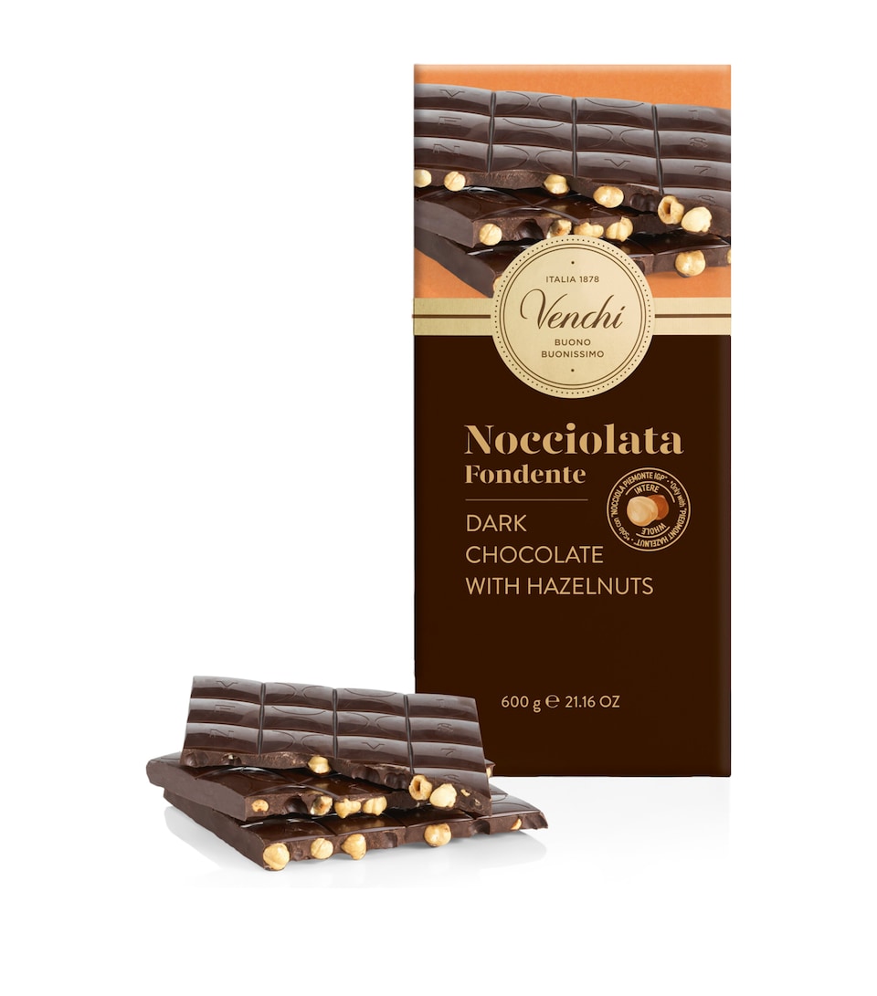 Venchi 1878 60% Dark Chocolate with Hazelnuts (600g)