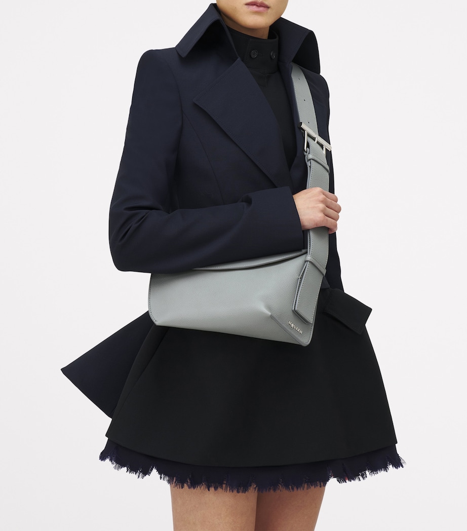 Leather T-Bar Sling Cross-Body Bag 1424 Image 6