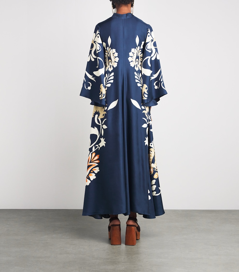 Silk Magnifico Maxi Dress BU03 SELVA PLACEE Image 4