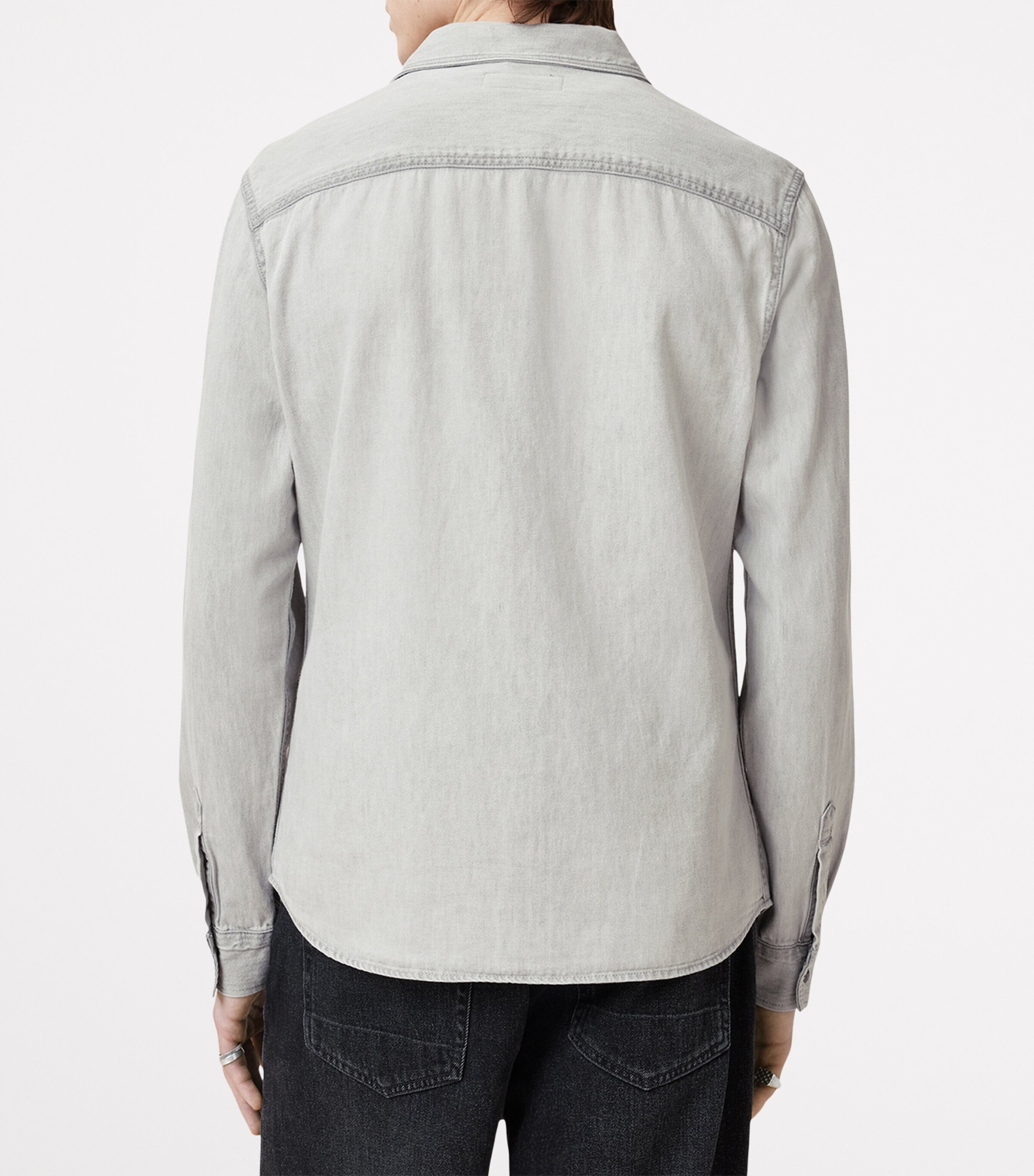 Denim Gleason Shirt GREY Image 6