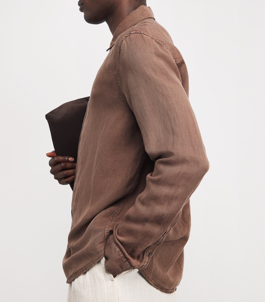 Linen-Blend Peters Shirt VINTAGE OTTERTAIL Image 6