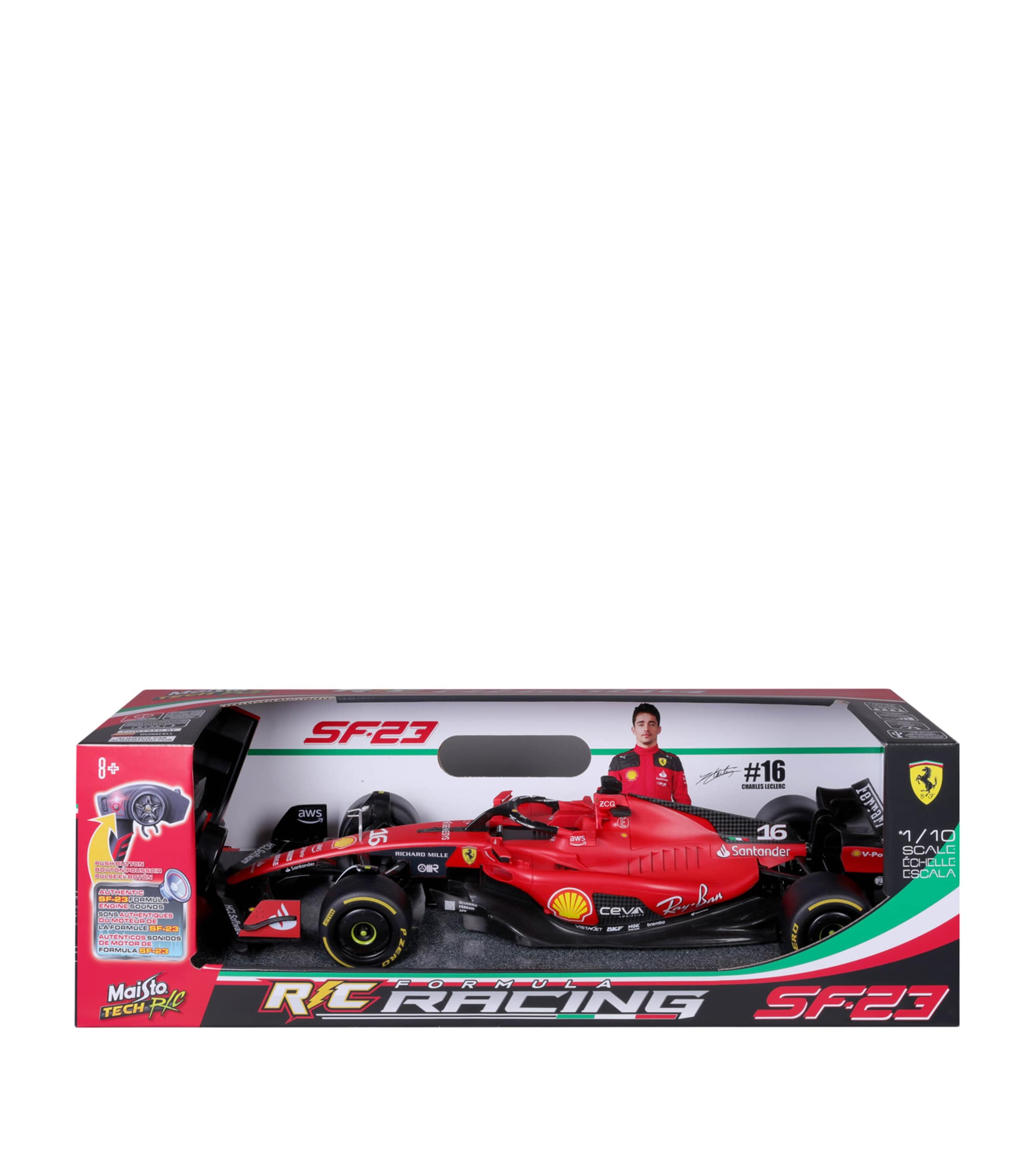 Bburago Ferrari F1 SF-23 Charles Leclerc 2023 1:10 Model Image 2