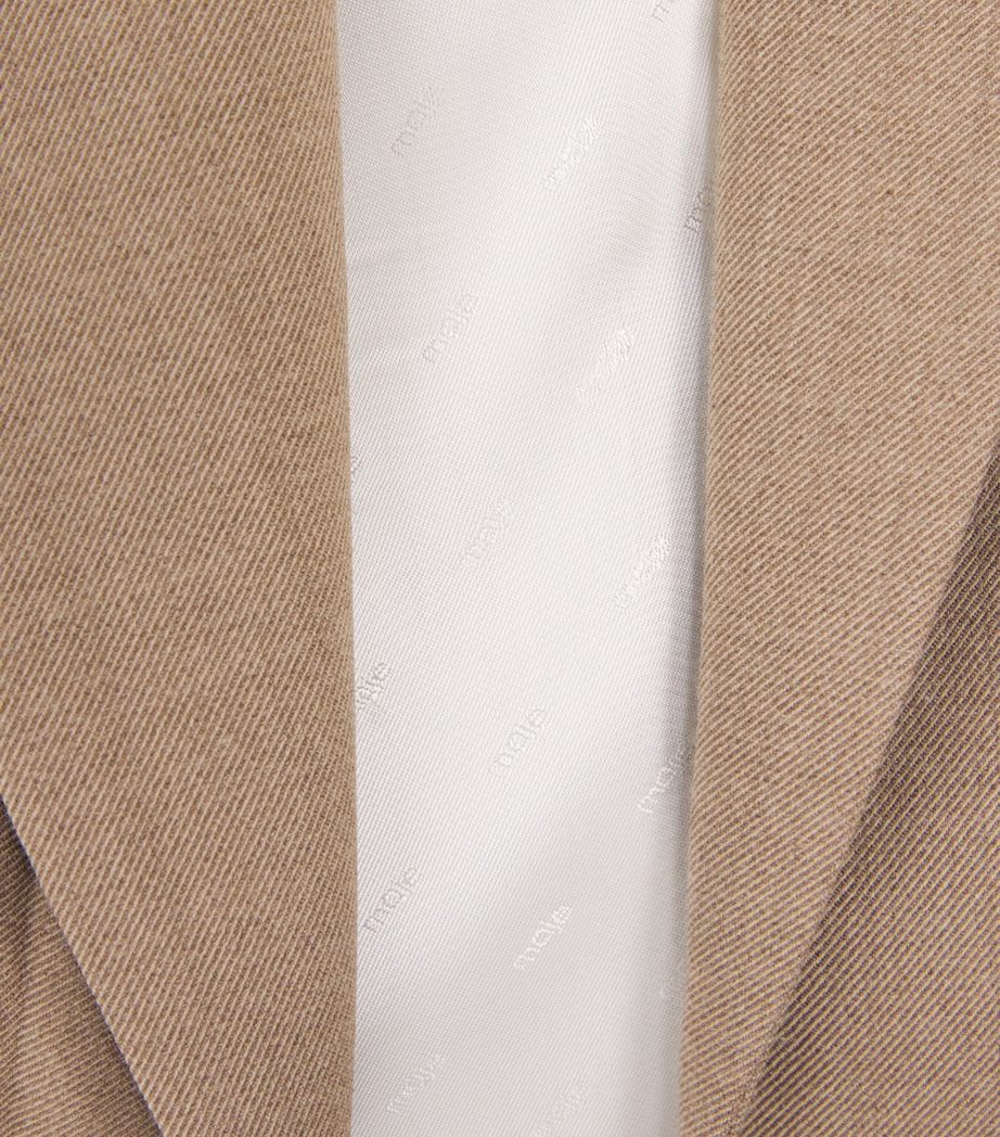 Maje Womens Single-Button Blazer Beige Image 6