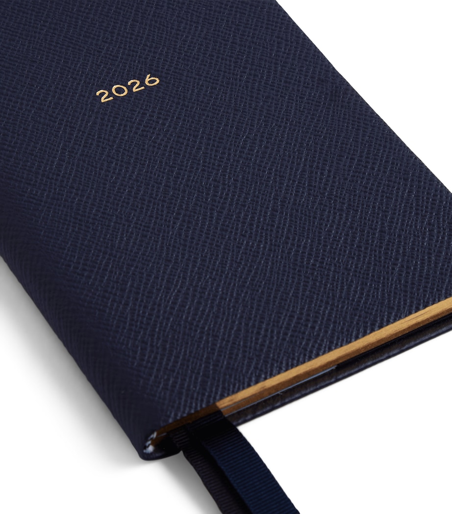 Grained Lambskin Chelsea Diary NAVY Image 5
