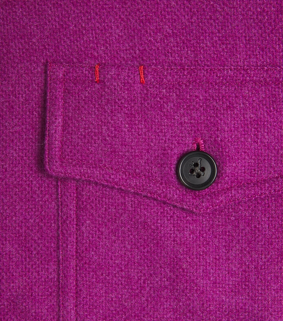 Isaia Mens Cashmere Overshirt Image 6