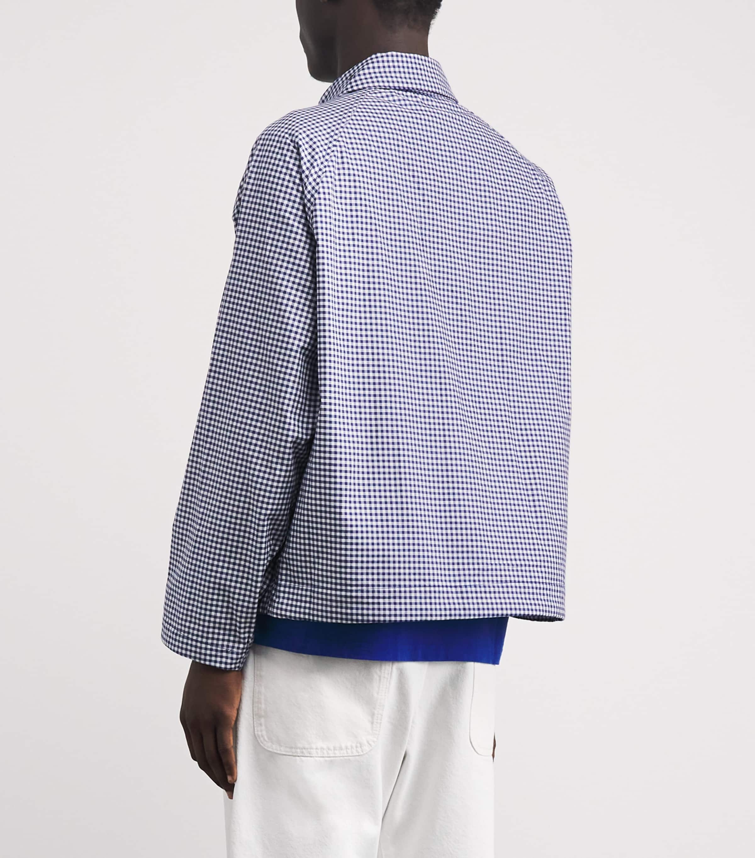 Barbour Mens x Paul Smith Check Transport Casual Jacket Image 5