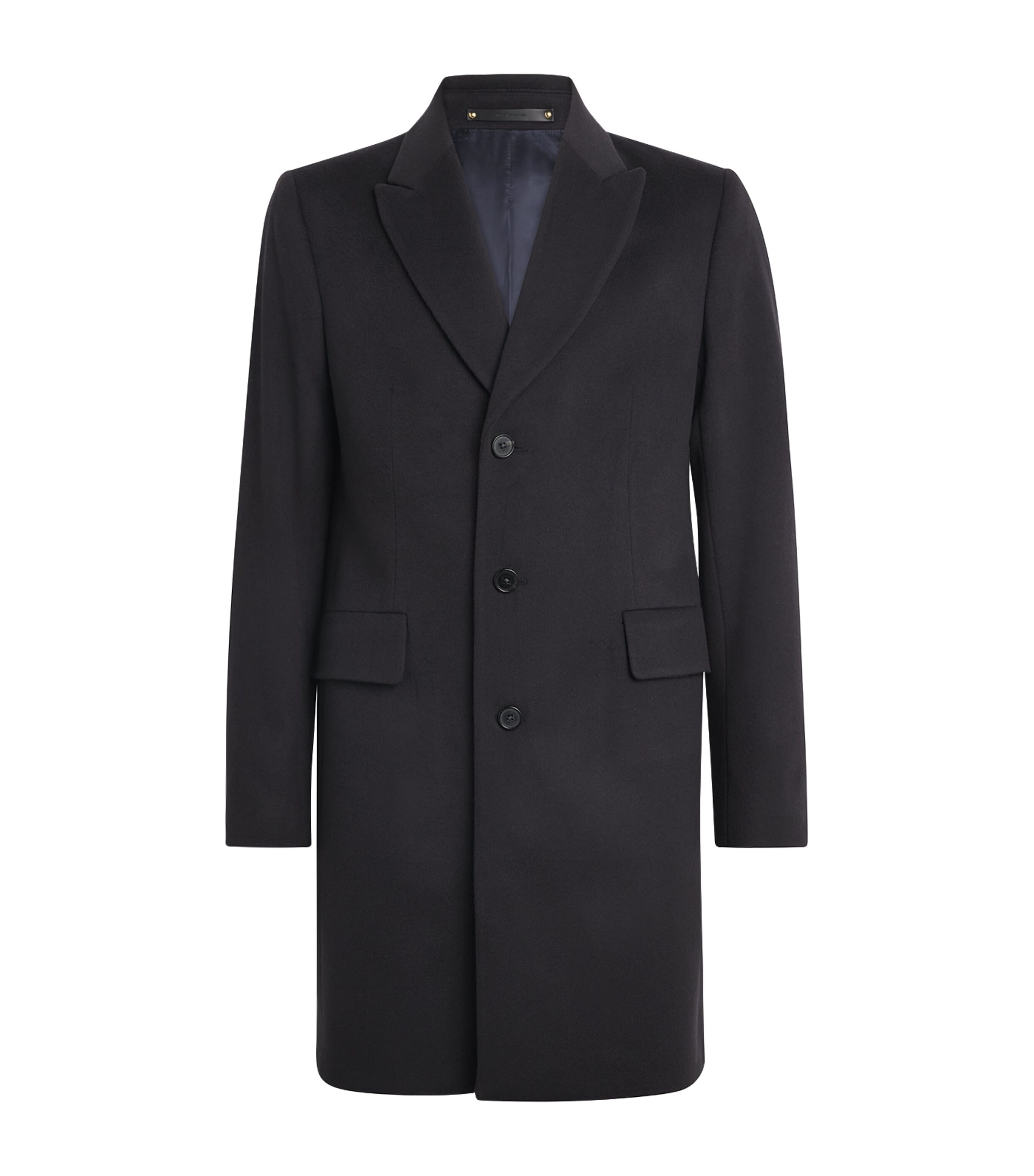 Paul Smith Wool-cashmere Overcoat In Black