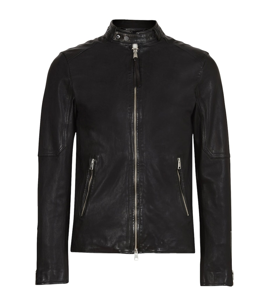 Cora Leather Jacket JET BLACK Image 1
