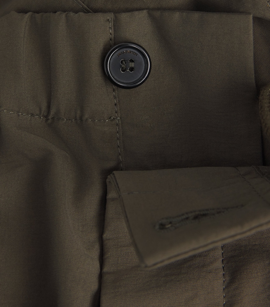 JW Anderson Mens Parachute Cargo Trousers Military Green Image 6