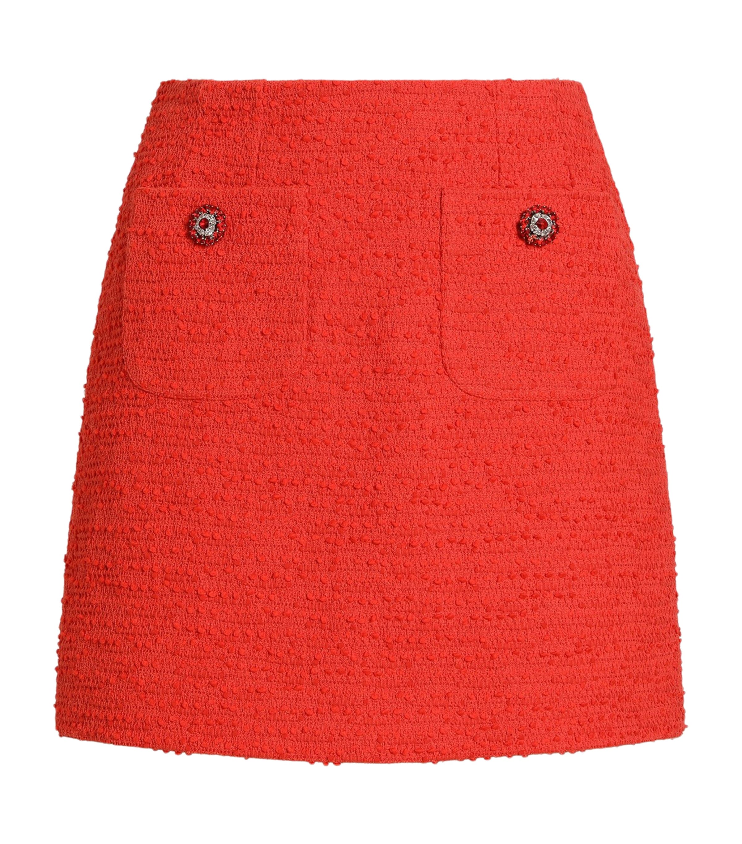 Dolce&Gabbana Womens Tweed Mini Skirt Very Dark Oran Image 1