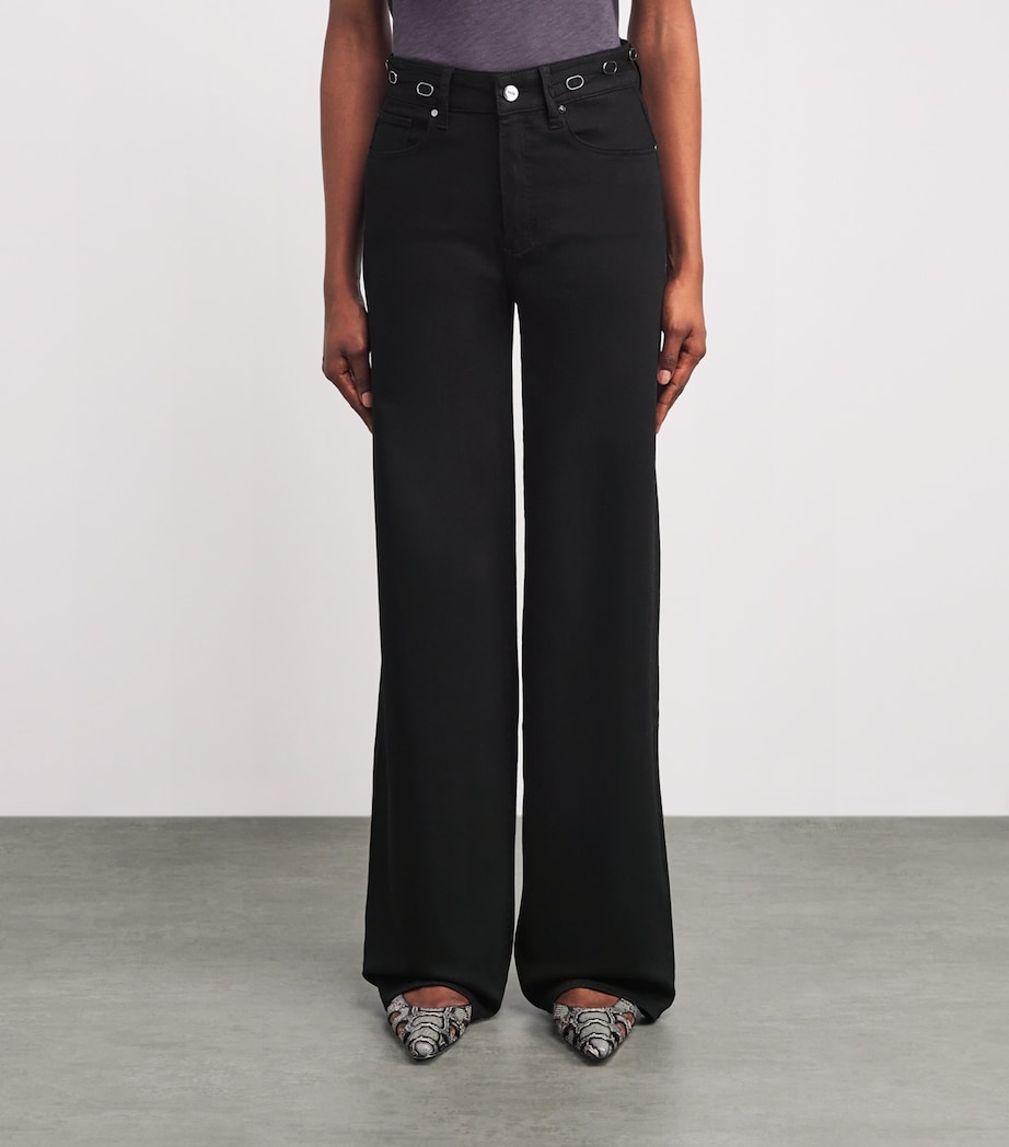 Sasha Wide-Leg Jeans BLACK SHADOW Image 3