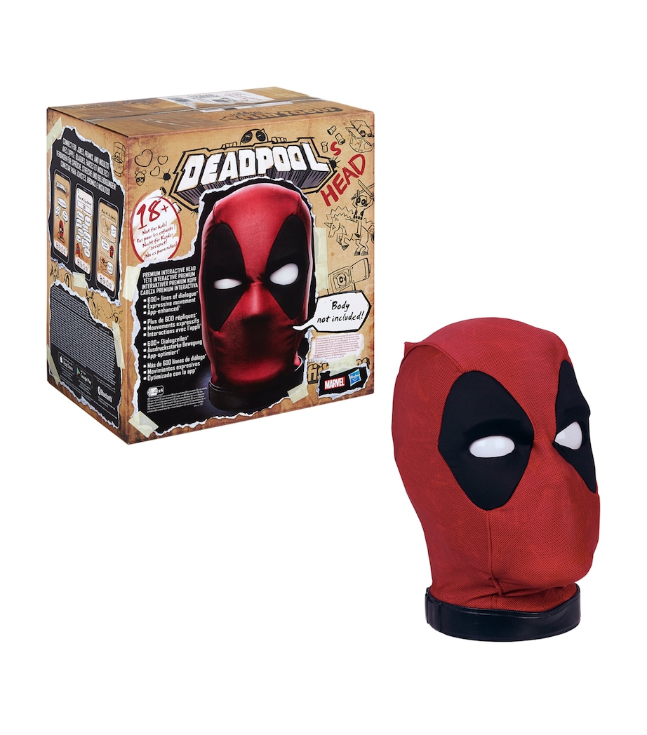 Marvel Marvel Legends Series Deadpool's Head Premium Interactive Head Image 1